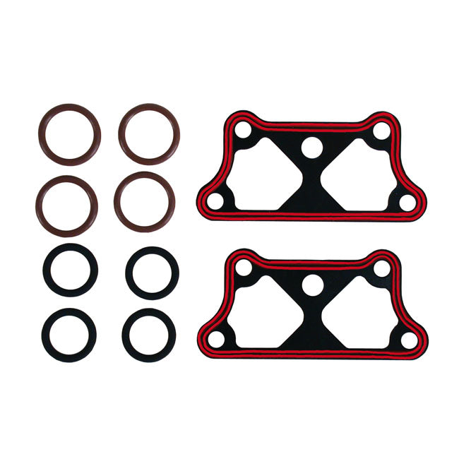 James, pushrod cover seal kit — 04-22 XL Sportster; 08-12 XR1200; 91-10 Buell XB (NU)