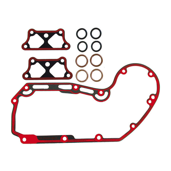 James, cam gear change gasket kit. XL Sportster — 04-22 XL Sportster (Excl. 08-12 XR1200) (NU)