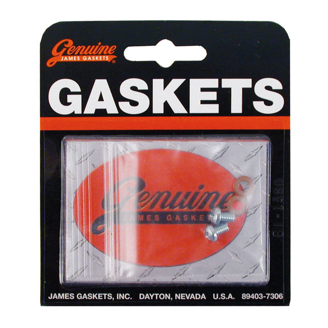 James Gaskets, fork slider drain screws. Zinc Phillips