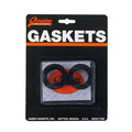 James, swingarm/wheel seal set. Rubber OD — Laced wheels RR: 73-83 FL; FX; FXR; 79-83 XL Sportster (NU). Laced wheels FR: 80-83 FL; FXWG (NU). Cast wheels FR&RR: 80-84 FL; 82-84 FLT/Touring (NU). Swingarm: 58-72 FL; FX (NU)