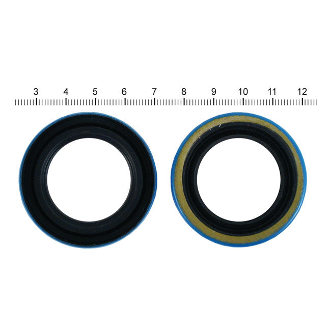 James, swingarm/wheel seal set. Steel OD