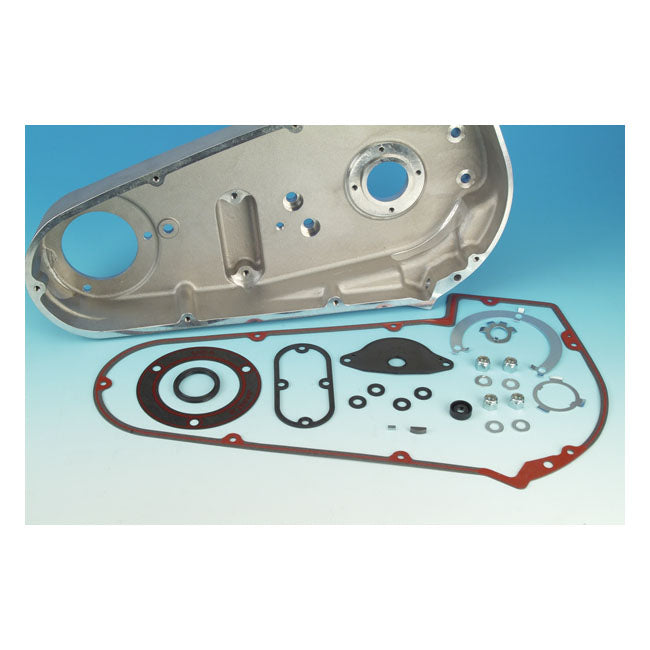 James, primary cover gasket & seal kit. Inner/outer — 65-69 Big Twin (NU)