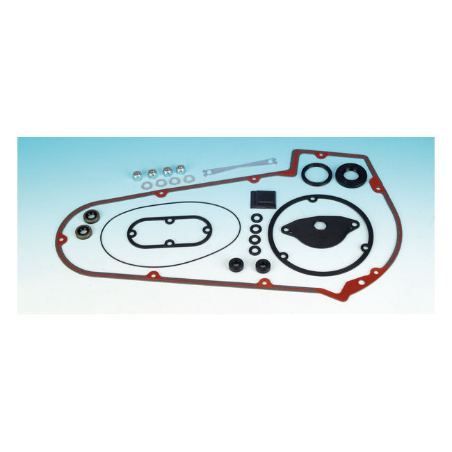 James, primary cover gasket & seal kit. Inner/outer — 70-E80 Big Twin (NU)