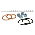 James, exhaust gasket & mount kit. Copper gaskets — 84-26 Big Twin; 86-22 (NU) XL Sportster; 08-12 (NU) XR1200; 87-10 (NU) Buell XB