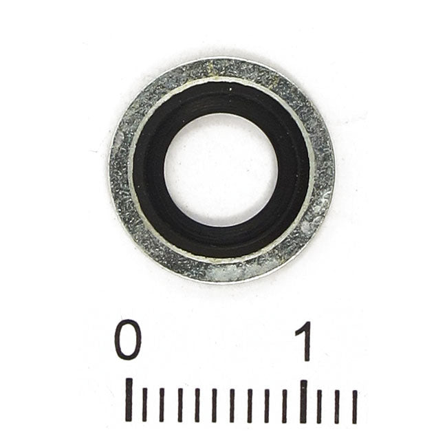James, seal washer fork drain screw — 75-99 XL Sportster; 76-86 FX (excl. FXWG); 82-94 FXR; 91-99 FXD (excl. FXDWG) (NU)