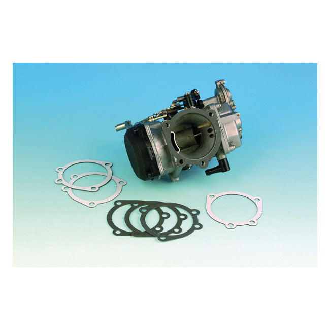 James, carb to air cleaner housing gasket. Keihin CV — 90-99 Evo Big Twin; 88-04 XL Sportster. With OEM CV (Constant Vacuum) carburetor (NU)