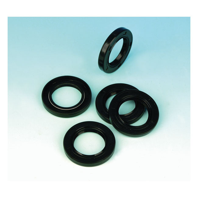 James, swingarm/wheel seal. Rubber OD — WHEEL FR&RR: 84-99 Big Twin; XL Sportster (NU). SWINGARM: 58-86 Big Twin (NU) Wheel FR&RR: 84-99 Big Twin; XL Sportster (NU). Swingarm: 58-86 4-speed Big Twin (NU).