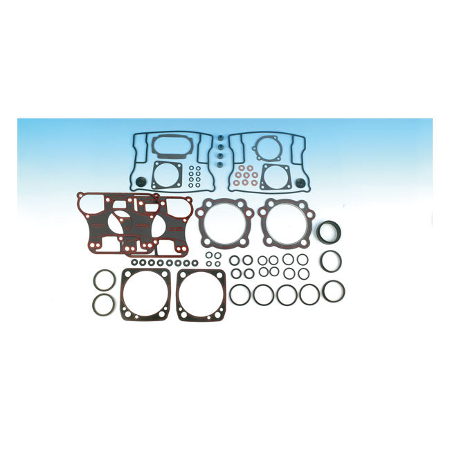 James, top end gasket kit. Evo B.T. 3-5/8" big bore — 92-99 Evo Big Twin with 3-5/8" big bore cylinders and S&S / Landmark billet rocker covers (NU)
