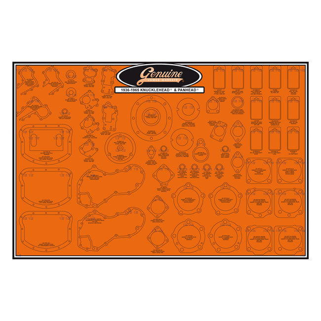 James, gasket & seal board. Knuckle & Pan