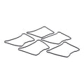 James, rocker cover gaskets. Upper/outer