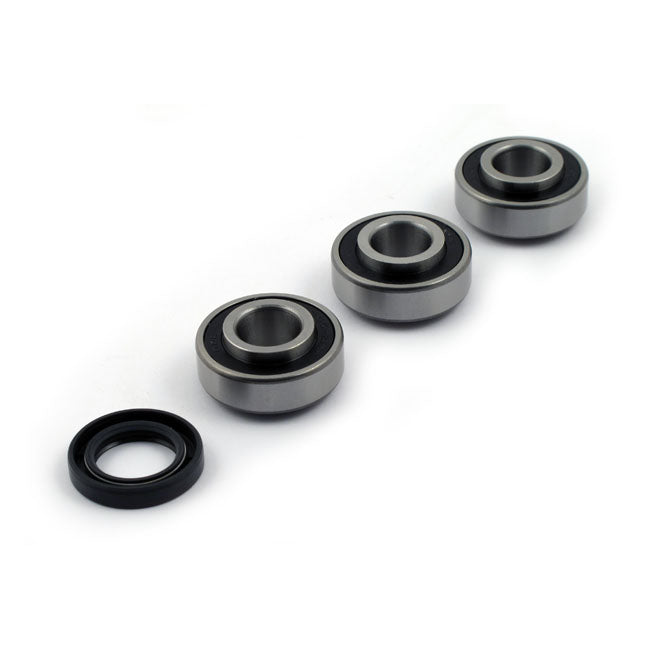 All Balls Racing, wheel bearing & seal kit — 67-72 FLH (front & rear) 71-72 FXE (rear) (NU)