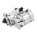 All Balls, high torque starter motor 1.4KW. Chrome — 81-22 XL Sportster; 08-12 (NU) XR1200