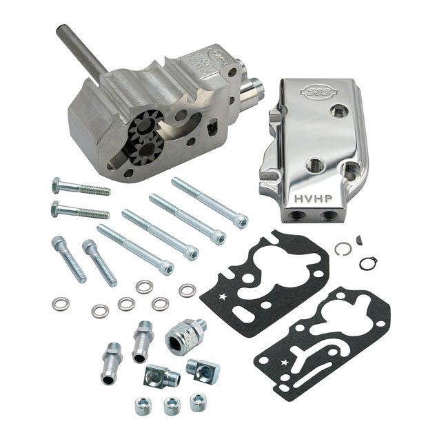 S&S, HVHP oil pump. Universal cover — 84-91 Big Twin (NU)
