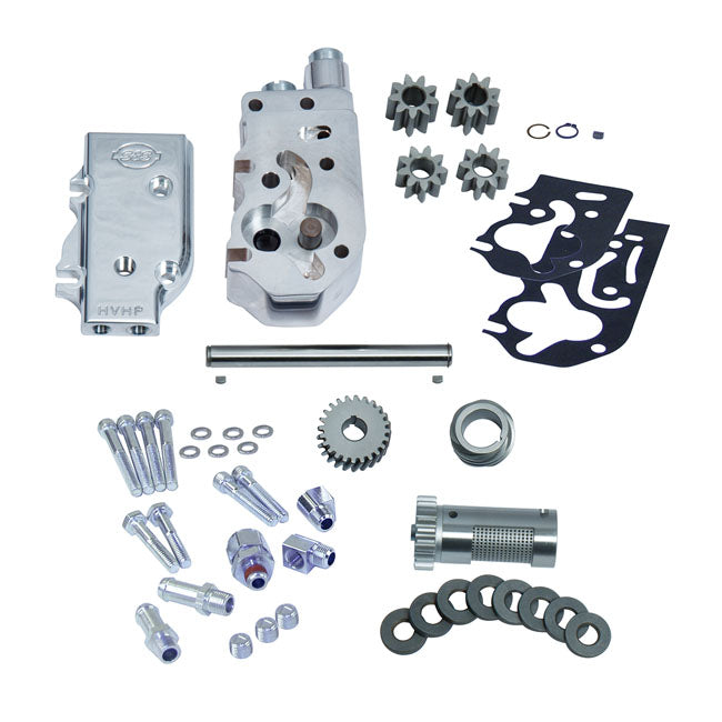 S&S, HVHP oil pump kit with gears. Universal cover — 84-91 Big Twin (NU)
