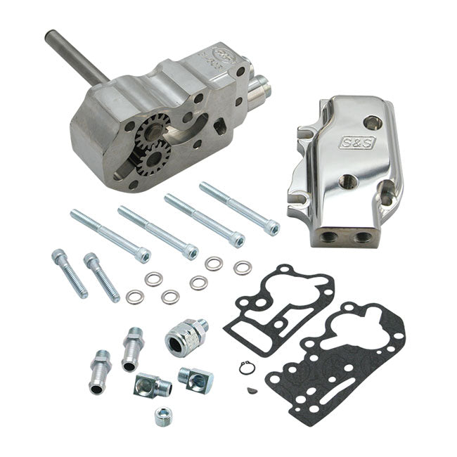 S&S, HVHP oil pump kit with gears. Universal cover — 92-99 Big Twin (NU)