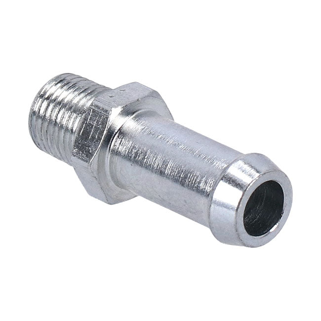 S&S, oil line fitting, straight. Zinc
