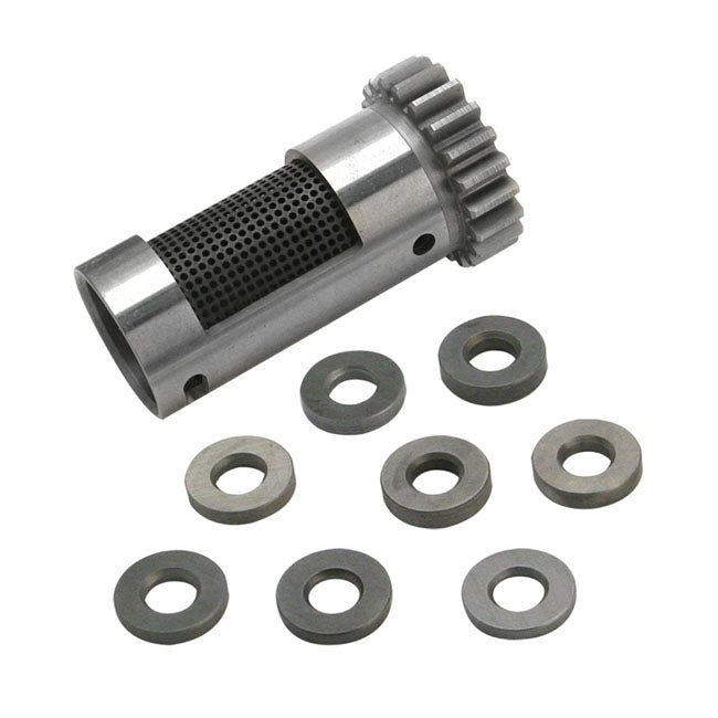 S&S, steel breather valve & spacer set. STD. — 48-E77 Big Twin