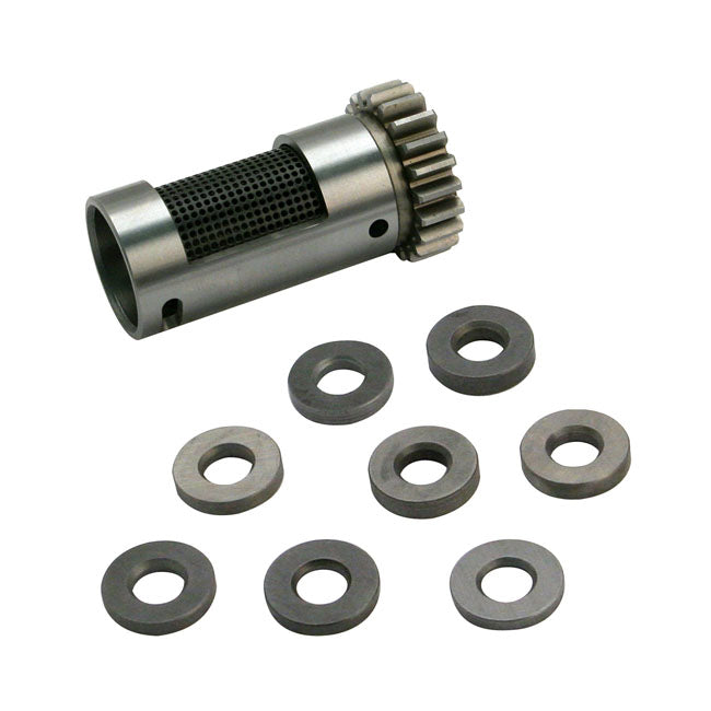 S&S, steel breather valve & spacer set. +.030" OD — 48-E77 Big Twin (NU)