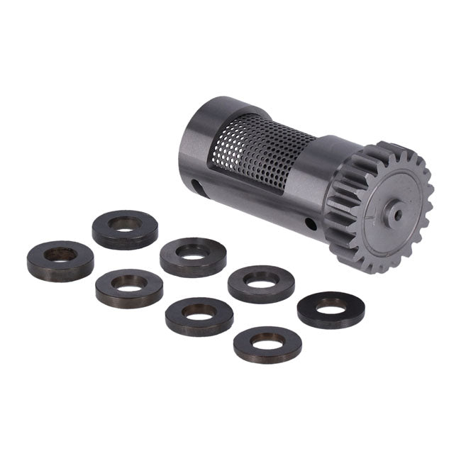 S&S, steel breather valve & spacer set. +.030" OD — L77-99 Big Twin (Excl. TC)