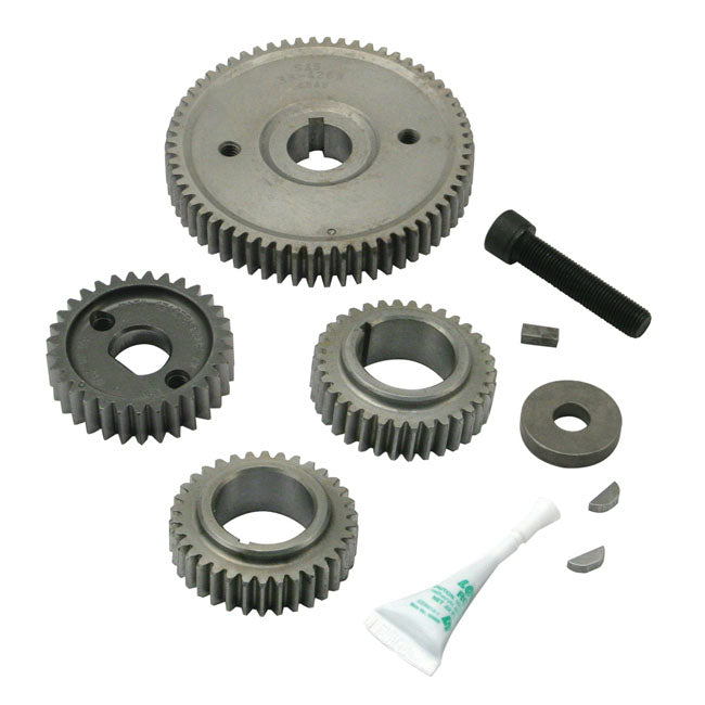 S&S, inner & outer drive gear set — 07-17 Softail; 06-17 Dyna; 07-16 FLT/Touring (NU)
