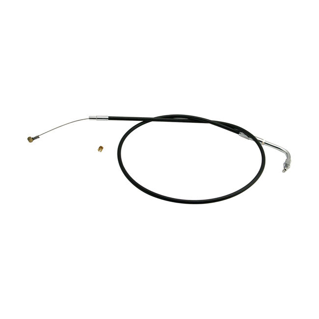 S&S, throttle cable, 48" pull — S&S E/G carburetor with 96-22 style threaded throttle housing (excl. e-throttle & cruise control models) (NU)