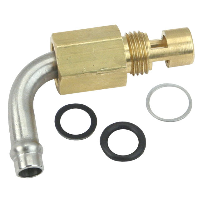 S&S, fuel line fitting, 360 degr. swivel