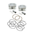 S&S, Evo stroker piston set (OEM heads). Std