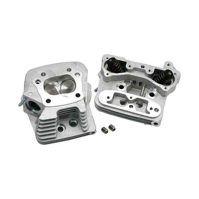 S&S, SuperStock Evo cyl. head kit. Natural — 84-99 Evo Big Twin (NU)