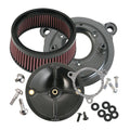 S&S Stealth, air cleaner kit without cover — 16-17 Softail; 2017 FXDLS; 08-13 FLT/Touring; Trike. (e-throttle) (NU)