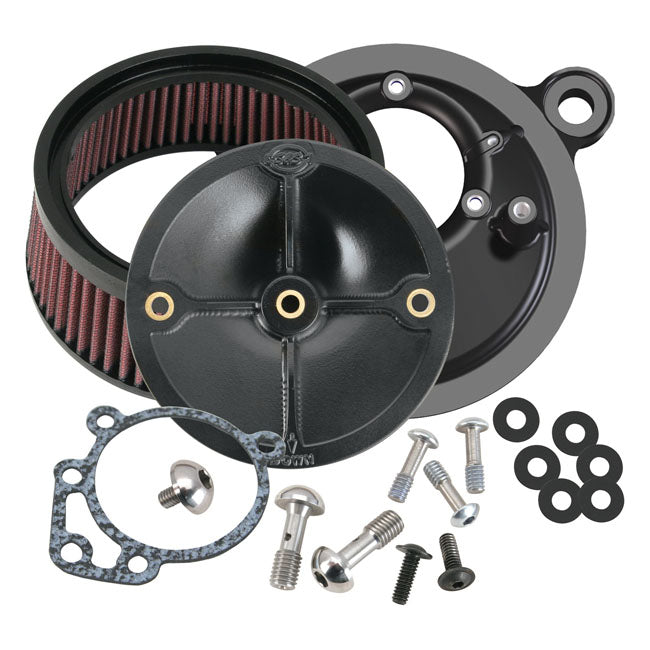 S&S Stealth, air cleaner kit without cover — 93-99 Evo Big Twin with CV carburetor (NU)