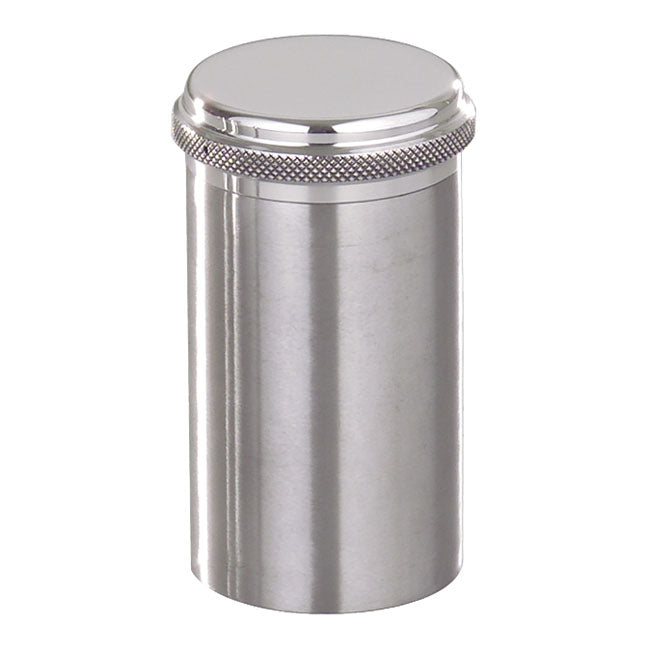 Kustom-Tech, weld-in gas cap. Aluminum Smooth