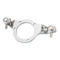 K-Tech, air cleaner bracket & breather kit. Polished — 93-99 Evo Big Twin (NU) with OEM CV carburetor