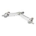 K-Tech, air cleaner bracket & breather kit. Polished — 93-99 Evo Big Twin (NU) with S&S Super E/G carburetor.