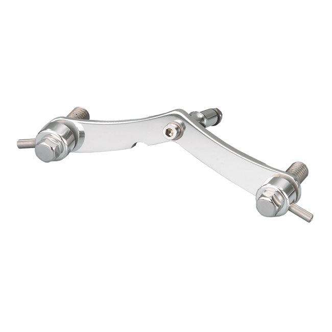 K-Tech, air cleaner bracket & breather kit. Polished — 93-99 Evo Big Twin (NU) with S&S Super E/G carburetor.