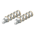 K-Tech, Vintage rider foot pegs. Polished & Brass