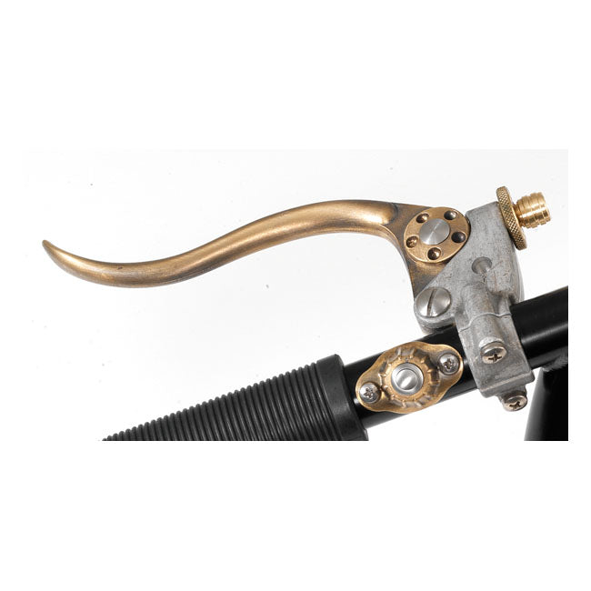 K-Tech, DeLuxe mechanical clutch lever assembly. Brass/alu — 532341