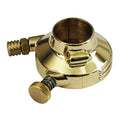 K-Tech DeLuxe external throttle housing. Polished brass — For 7/8" (22mm) handlebars