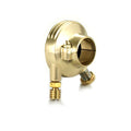 K-Tech DeLuxe external throttle housing. Satin brass — For 7/8" (22mm) handlebars