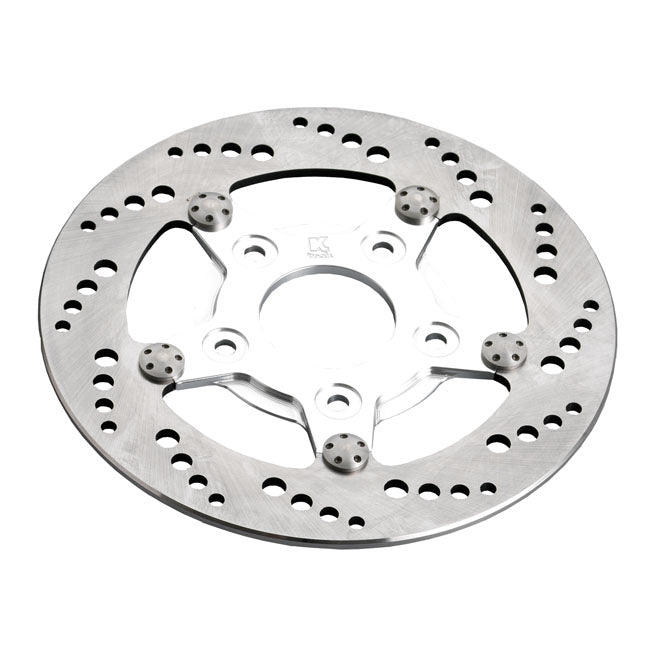 K-Tech, drilled brake rotor stainless steel 8 1/2 inch