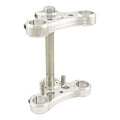 K-Tech extra narrow 39mm triple trees. Polished — For models with 39mm fork tubes and regular risers.
