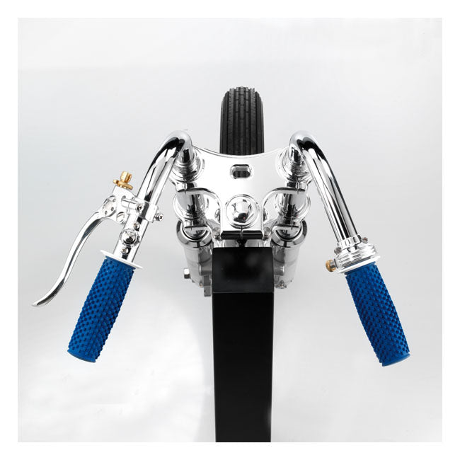 K-Tech extra narrow 39mm triple trees. Satin — For models with 39mm fork tubes and clip-ons.