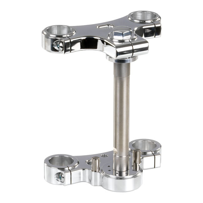 K-Tech extra narrow 39mm triple trees. Satin — For models with 39mm fork tubes and clip-ons.