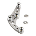 K-Tech Super Freni front caliper bracket. Raw — 84-99 H-D models with Showa fork