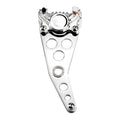 K-Tech Super Freni rear caliper bracket. Polished — Swingarm; top mount