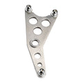 K-Tech Super Freni rear caliper bracket. Raw — Swingarm; top mount