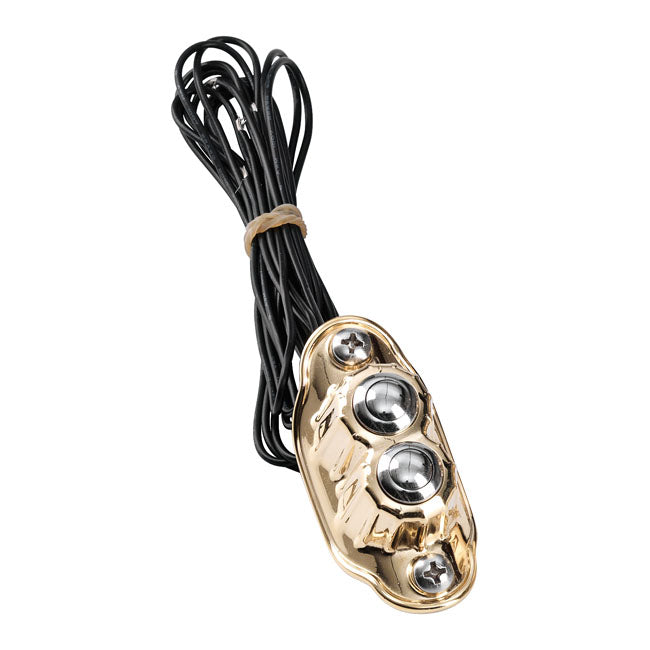 Kustom Tech, Deluxe handlebar switch. Dual button — 532452