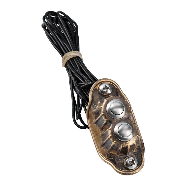 Kustom Tech, Deluxe handlebar switch. Dual button — 532454