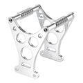 KustomTech, Dragster style fork brace. Polished — 84-15 FX Softail (Excl. Springers; FXCW/C; FXS/B/BSE/E; FXSTD); 93-05 FXDWG (NU)