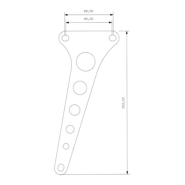 K-Tech, anchor bracket for showa frontend — 532492