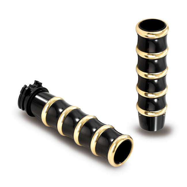 K-Tech, vintage grips black alu / brass